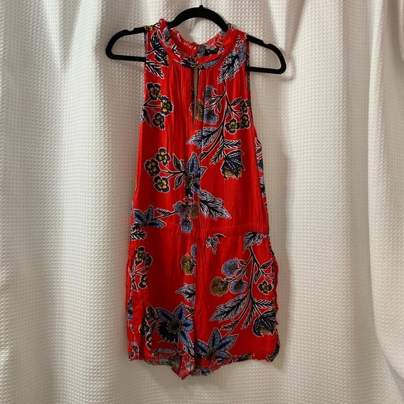 NWT LOFT Island Party Halter Romper - Picture 3 of 7
